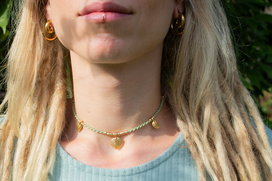 Leaf Charm Necklace