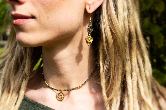 Spiral Charm Necklace