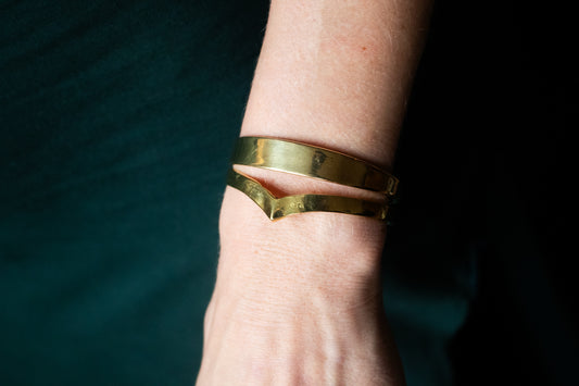 Minimalist Brass Bracelet