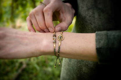 Green Labradorite Bracelet