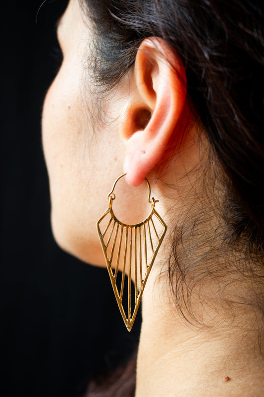 Geometric Art Deco Earrings