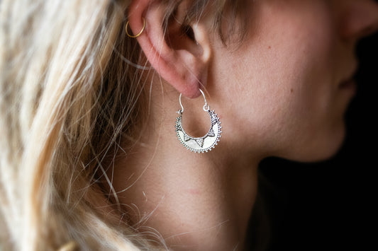 Bohemian Hoop Earrings