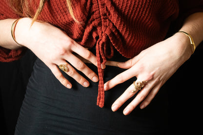 Golden Snake Ring